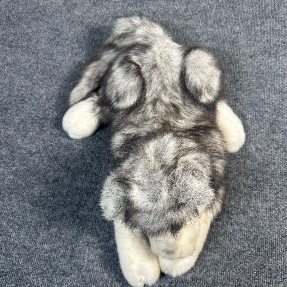 Folkmanis Timber Wolf Hand Puppet Realistic Grey White Plush